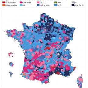 3月22日、フランス全国地方統一選挙（県）