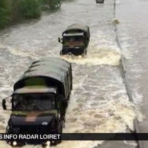 フランス中央部の洪水でセーヌの増水6mを越える