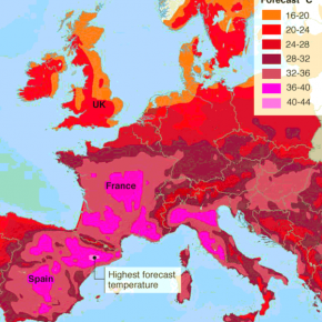 猛暑のヨーロッパ、少しは凌ぎやすく